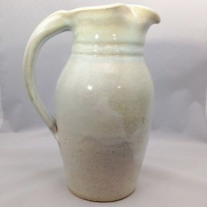 Studio pottery pitcher